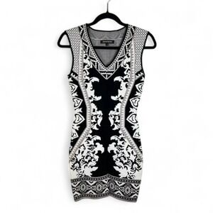 Jealous Tomato Baroque Bodycon Dress Small Renaissance Romantic Whimsy Stretch